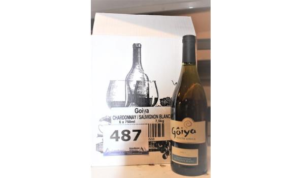 24 flessen à 75cl witte wijn Goiya, Chardonnay/sauvgnon Blanc, 2011